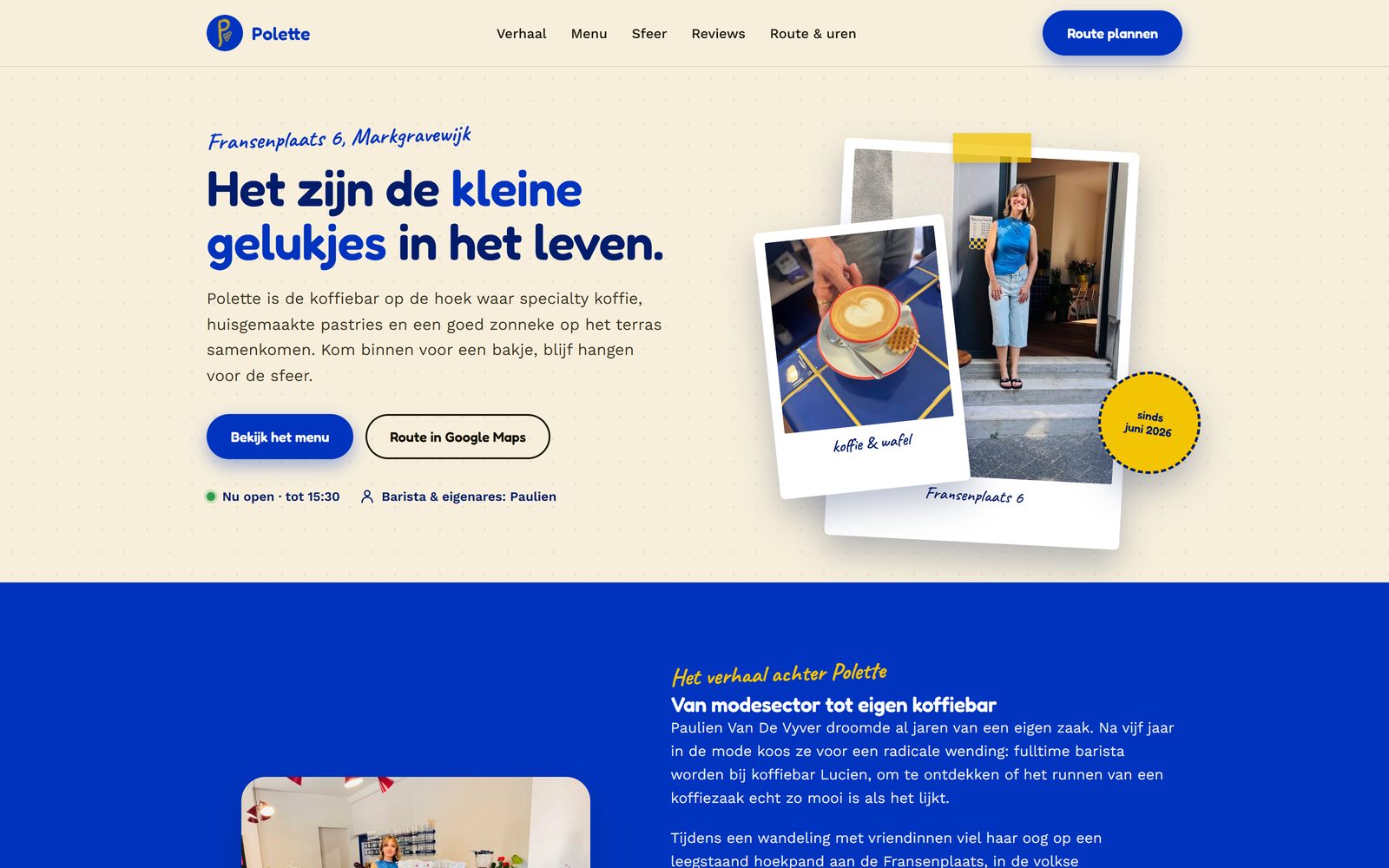 Polette concept site screenshot